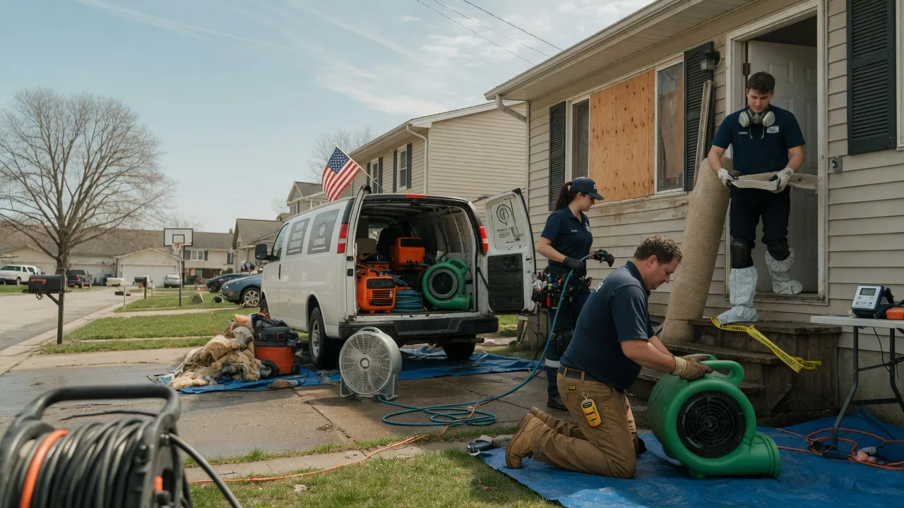 Water Damage Restoration in Scales Mound, IL near me